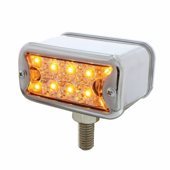 UNITED PACIFIC - UNITED PACIFIC - 36417 - LUZ DE DOBLE CARA REFLECTOR DE 20 LED DE DOBLE FUNCIÓN CON BISEL - MONTAJE EN T - LED ÁMBAR Y ROJO/LENTE TRANSPARENTE
