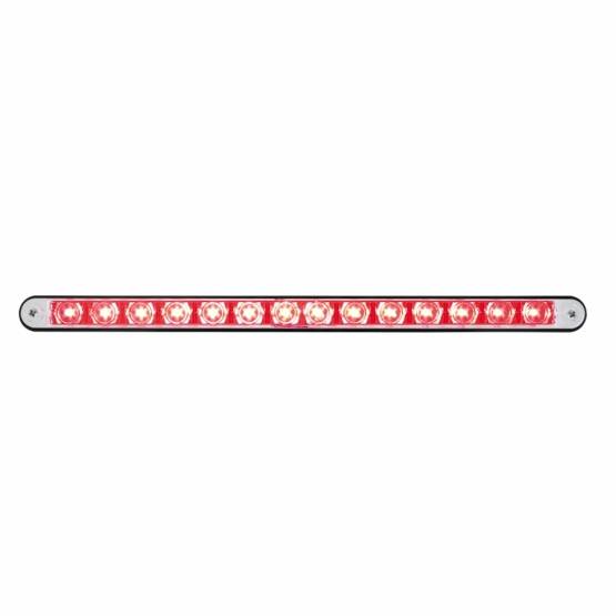 UNITED PACIFIC - UNITED PACIFIC - 36487 - BARRA DE LUCES DE 14 LED DE 12" CON CARCASA NEGRA - LED ROJO/LENTE TRANSPARENTE