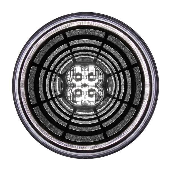 UNITED PACIFIC - UNITED PACIFIC - 36568 - LUZ REDONDA DEL ABISMO DE 13 LED DE 4" (RESPALDO) - LED BLANCO/LENTE TRANSPARENTE