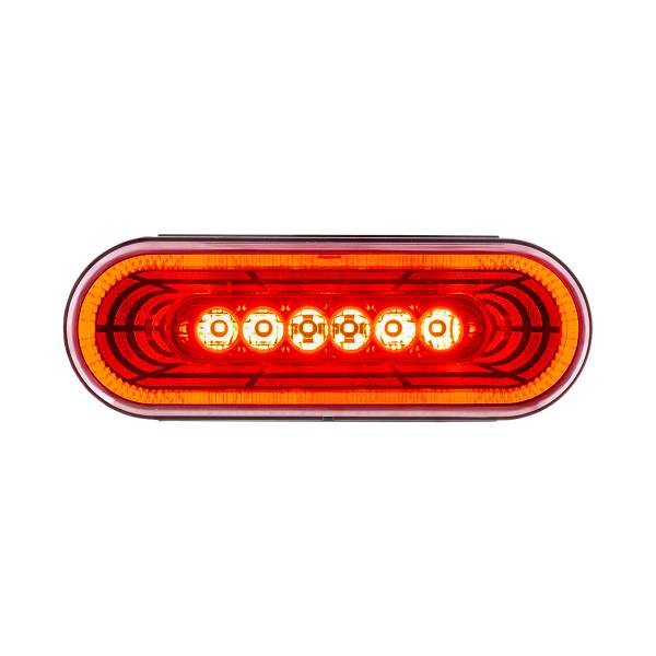 UNITED PACIFIC - UNITED PACIFIC - 36569 - LUZ ABYSS OVALADA DE 6" DE 22 LED (PARADA, GIRO Y COLA) - LED ROJO/LEENTE ROJA