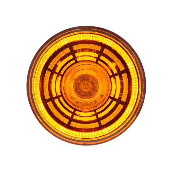 UNITED PACIFIC - UNITED PACIFIC - 36574 - LUZ ABYSS REDONDA DE 4 LED DE 2" (LIQUIDACIÓN/MARCADOR) - LED ÁMBAR/LENTE ÁMBAR