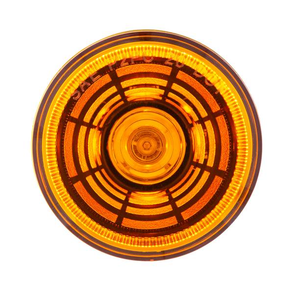 UNITED PACIFIC - UNITED PACIFIC - 36579 - LUZ REDONDA DEL ABISMO DE 4 LED DE 2-1/2" (LIQUIDACIÓN/MARCADOR) - LED ÁMBAR/LENTE ÁMBAR
