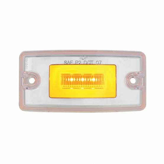 UNITED PACIFIC - UNITED PACIFIC - 36633 - GLOLIGHT DE CABINA DE 11 LED PARA FREIGHTLINER CENTURY (1996-2011) Y COLUMBIA (2001-2017) - LED ÁMBAR/LENTE TRANSPARENTE
