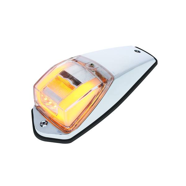 UNITED PACIFIC - UNITED PACIFIC - 36678 - KIT DE LUCES DE CABINA CUADRADA DE 24 LED GLOLIGHTS - LED ÁMBAR/LENTE TRANSPARENTE