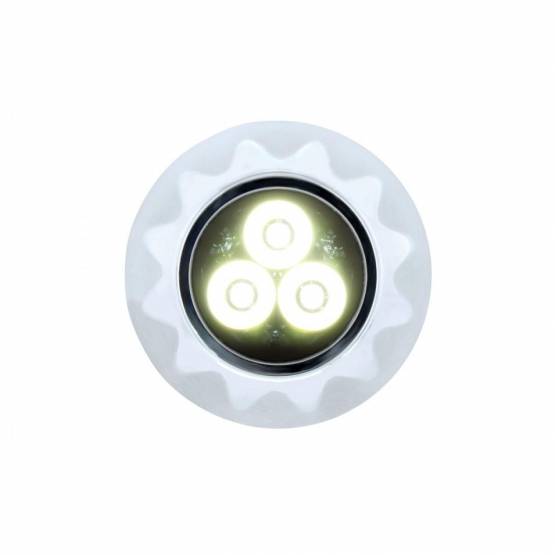 UNITED PACIFIC - UNITED PACIFIC - 36682B - MINI LUZ DE ADVERTENCIA DE 3 LED DE ALTA POTENCIA DE 3/4" - LED BLANCO (A GRANEL)