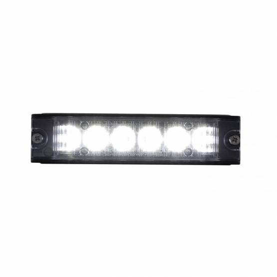 UNITED PACIFIC - UNITED PACIFIC - 36690 - 6 LUZ DE ADVERTENCIA LED DE ALTA POTENCIA DE BAJO PERFIL - LED BLANCO