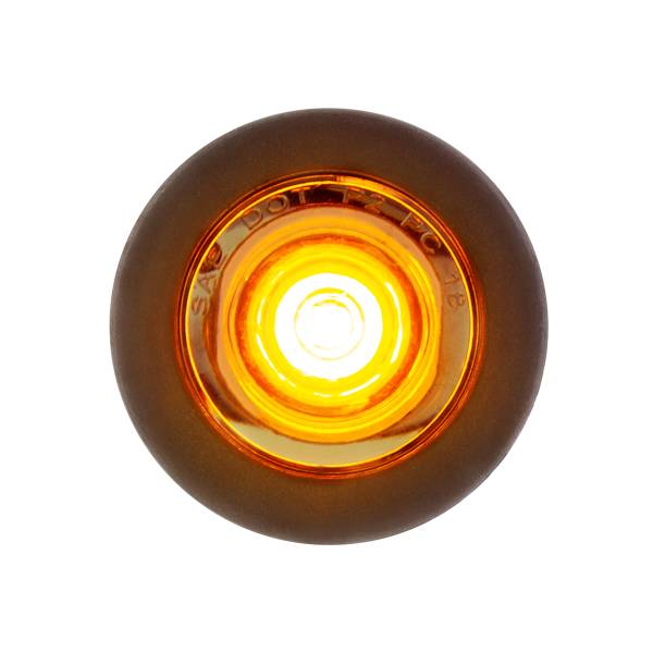 UNITED PACIFIC - UNITED PACIFIC - 36745B - 1 MINI LUZ DE ESPACIO LED DE 3/4" LED ÁMBAR CON LENTE TRANSPARENTE CON OJAL DE GOMA (A GRANEL)
