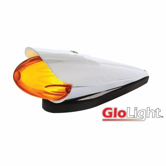 UNITED PACIFIC - UNITED PACIFIC - 36749 - KIT DE LUZ DE CABINA ESTILO GRAKON 1000 DE SANDÍA GLOLIGHT DE DOBLE FUNCIÓN DE 9 LED CON VISERA - LED ÁMBAR/LENTE ÁMBAR