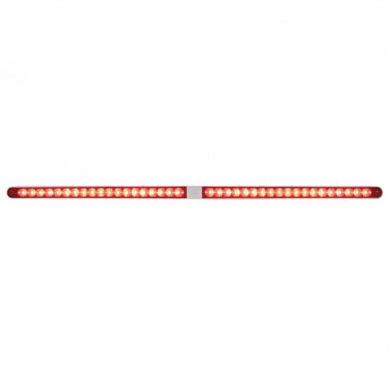 UNITED PACIFIC - UNITED PACIFIC - 36797 - BARRAS DE LUCES REFLECTORAS DOBLES DE 14 LED DE 12" CON BISEL - LED ROJO/LENTE ROJA