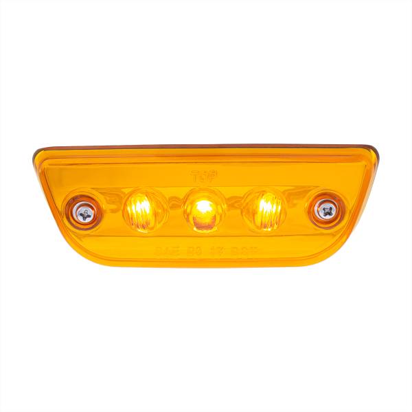 UNITED PACIFIC - UNITED PACIFIC - 36808 - LUZ DE CABINA DE 3 LED PARA PETERBILT 579 Y KENWORTH T680/T770/T880 2013-2021 - LED ÁMBAR/LENTE
