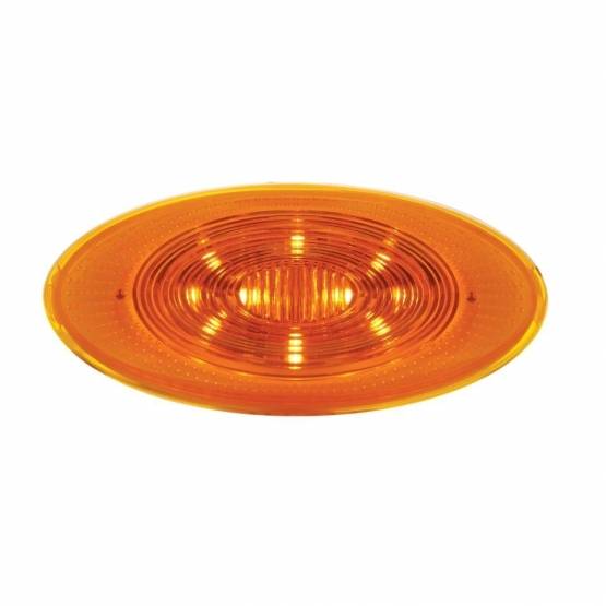 UNITED PACIFIC - UNITED PACIFIC - 36873 - LUZ DE ESTACIONAMIENTO E INTERMITENTE DE GUARDABARROS DE 10 LED PARA PETERBILT 386 (2006-2014) Y 387 (2006-2010) - LED ÁMBAR / LENTE ÁMBAR