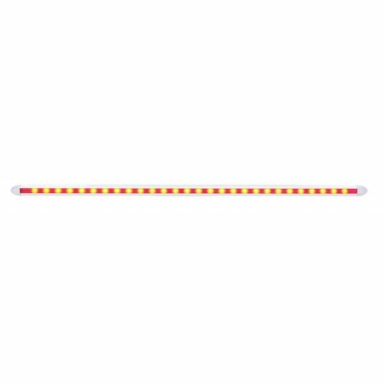 UNITED PACIFIC - UNITED PACIFIC - 36881 - BARRA DE LUCES DELGADA DE 28 LED DE 12" - LED ROJO/LENTE TRANSPARENTE