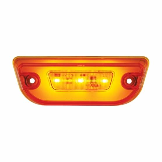 UNITED PACIFIC - UNITED PACIFIC - 36891 - LUZ DE CABINA GLOLIGHT DE 11 LED PARA PETERBILT 579 Y KENWORTH T680/T770/T880 - LED ÁMBAR/LENTE ÁMBAR