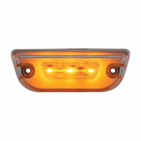 UNITED PACIFIC - UNITED PACIFIC - 36892 - LUZ DE CABINA GLOLIGHT DE 11 LED PARA PETERBILT 579 Y KENWORTH T680/T770/T880 - LED ÁMBAR/LENTE TRANSPARENTE