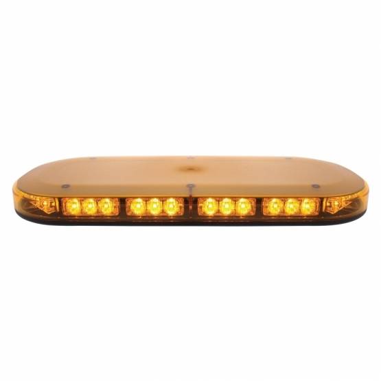 UNITED PACIFIC - UNITED PACIFIC - 36936 - 42 BARRA DE MICRO LUCES DE ADVERTENCIA LED DE ALTA POTENCIA CON LENTE ÁMBAR - MONTAJE IMÁN