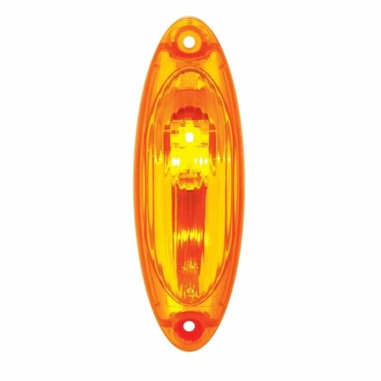 UNITED PACIFIC - UNITED PACIFIC - 36951 - LUZ DE CABINA REFLECTORA LED DE 3 ÁMBAR PARA FREIGHTLINER CASCADIA 2008-2017 - LENTE ÁMBAR