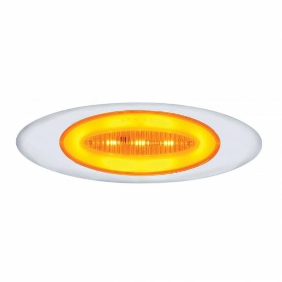 UNITED PACIFIC - UNITED PACIFIC - 36988 - 13 LED M1 MILLENNIUM GLOLIGHT (LIQUIDACIÓN/MARCADOR) - LED ÁMBAR/LENTE ÁMBAR