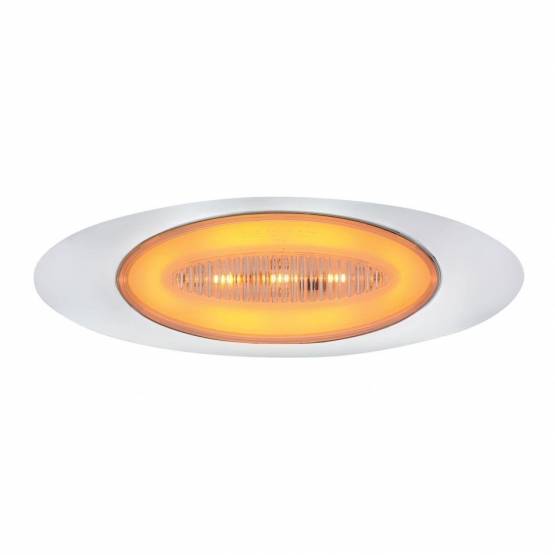 UNITED PACIFIC - UNITED PACIFIC - 36990 - 13 LED M1 MILLENNIUM GLOLIGHT (LIQUIDACIÓN/MARCADOR) - LED ÁMBAR/LENTE TRANSPARENTE
