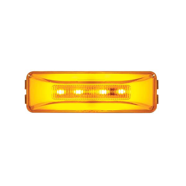 UNITED PACIFIC - UNITED PACIFIC - 36992B - GLOLIGHT RECTANGULAR DE 10 LED (LIQUIDACIÓN/MARCADOR) - LED ÁMBAR/LENTE ÁMBAR (A GRANEL)
