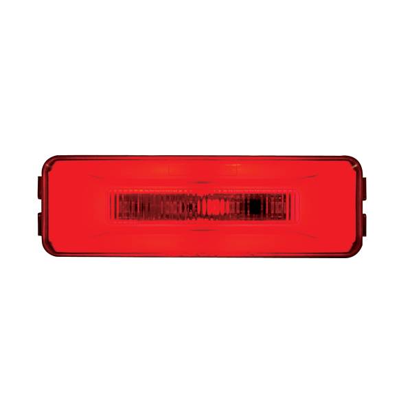UNITED PACIFIC - UNITED PACIFIC - 36993B - GLOLIGHT RECTANGULAR DE 10 LED (LIQUIDACIÓN/MARCADOR) - LED ROJO/LENTE ROJA (A GRANEL)