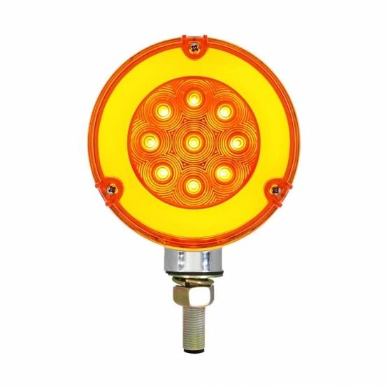 UNITED PACIFIC - UNITED PACIFIC - 37083 - LUZ GLOLIGHT DE DOBLE CARA DE 54 LED (SEÑAL DE GIRO) - LED ÁMBAR Y ROJO/LENTE ÁMBAR Y ROJA