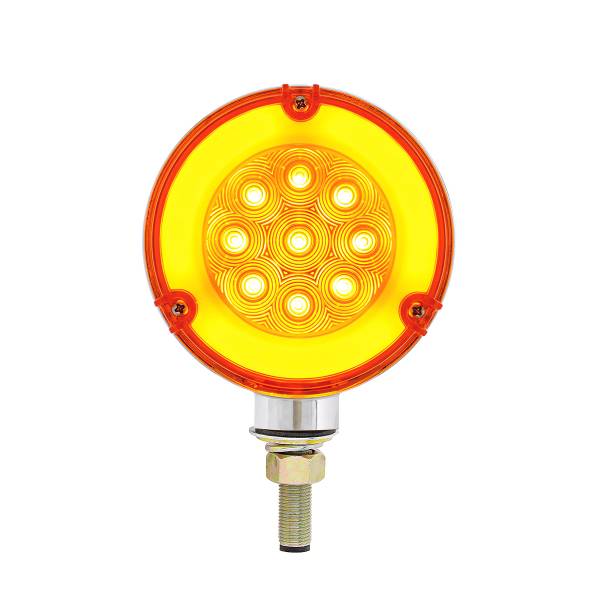 UNITED PACIFIC - UNITED PACIFIC - 37084 - LUZ GLOLIGHT DE DOBLE CARA DE 54 LED (SEÑAL DE GIRO) - LED ÁMBAR Y ROJO/LENTE TRANSPARENTE