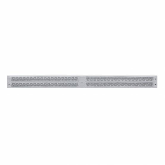 UNITED PACIFIC - UNITED PACIFIC - 37114 - PLACA DE GUARDABARROS SUPERIOR CROMADA CON CUATRO BARRAS DE LUCES REFLECTORAS DE 19 LED DE 24" - LED ROJO/LENTE TRANSPARENTE (CADA UNO)