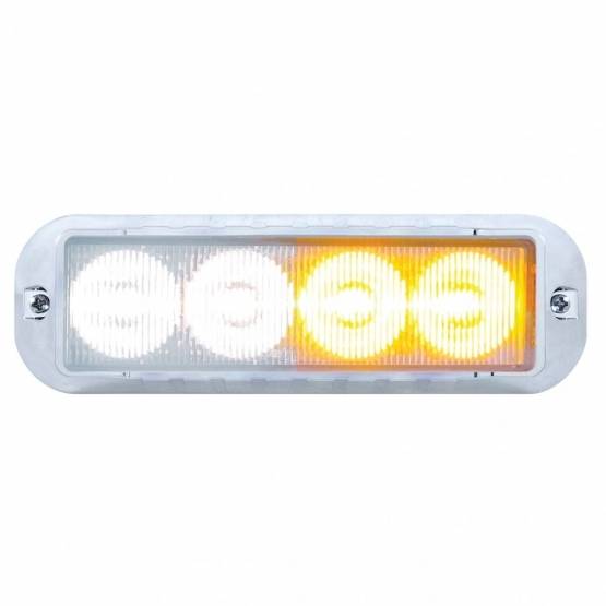 UNITED PACIFIC - UNITED PACIFIC - 37237 - LUZ DE ADVERTENCIA DE 4 LED - LED ÁMBAR/LED BLANCO