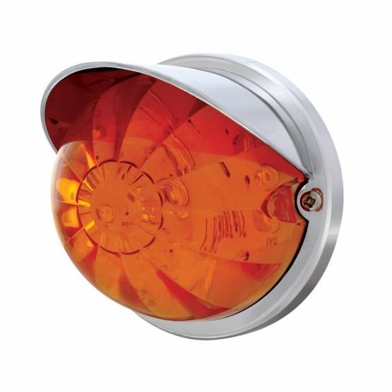UNITED PACIFIC - UNITED PACIFIC - 37266 - KIT DE MONTAJE EMPOTRADO SANDÍA DE 17 LED CON VISERA - LED ÁMBAR/LENTE ÁMBAR OSCURO