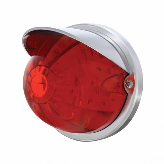 UNITED PACIFIC - UNITED PACIFIC - 37267 - KIT DE MONTAJE EMPOTRADO DE SANDÍA DE DOBLE FUNCIÓN DE 17 LED CON VISERA - LED ROJO/LENTE ROJA