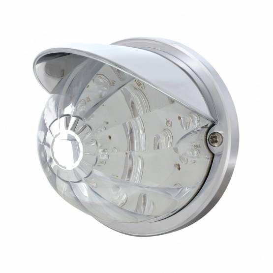 UNITED PACIFIC - UNITED PACIFIC - 37268 - KIT DE MONTAJE EMPOTRADO DE SANDÍA DE DOBLE FUNCIÓN DE 17 LED CON VISERA - LED ÁMBAR/LENTE TRANSPARENTE