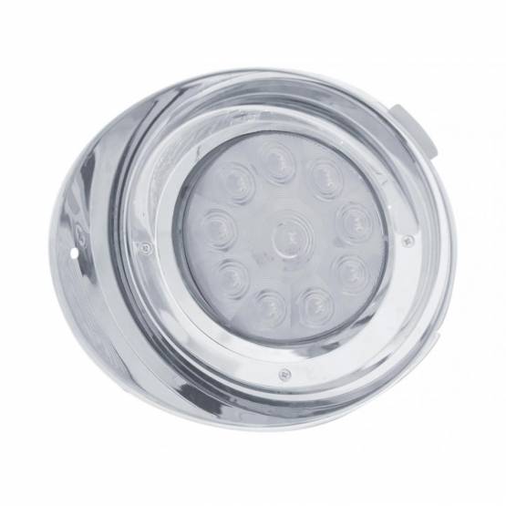 UNITED PACIFIC - UNITED PACIFIC - 37404 - KIT DE CONVERSIÓN DE LUCES DE CONDUCCIÓN DIURNA FREIGHTLINER DE 10 LED CON VISERA (CONDUCTOR) - LED ÁMBAR/LENTE TRANSPARENTE