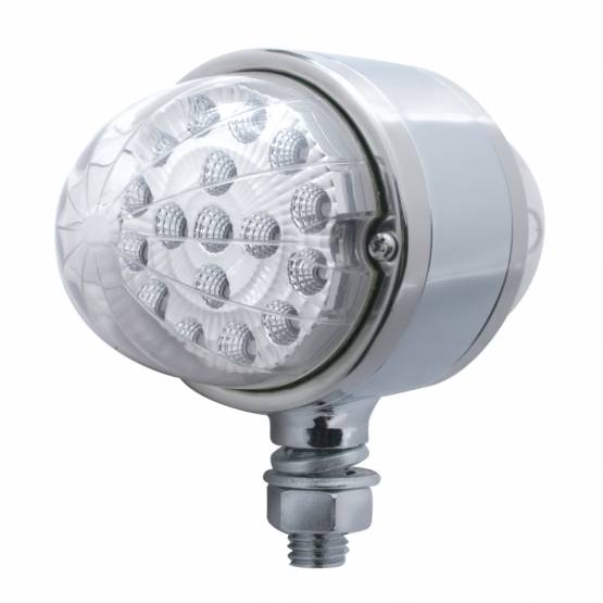 UNITED PACIFIC - UNITED PACIFIC - 37480 - LUZ DE DOBLE CARA REFLECTOR DE DOBLE FUNCIÓN DE 17 LED - LED ÁMBAR/LENTE TRANSPARENTE