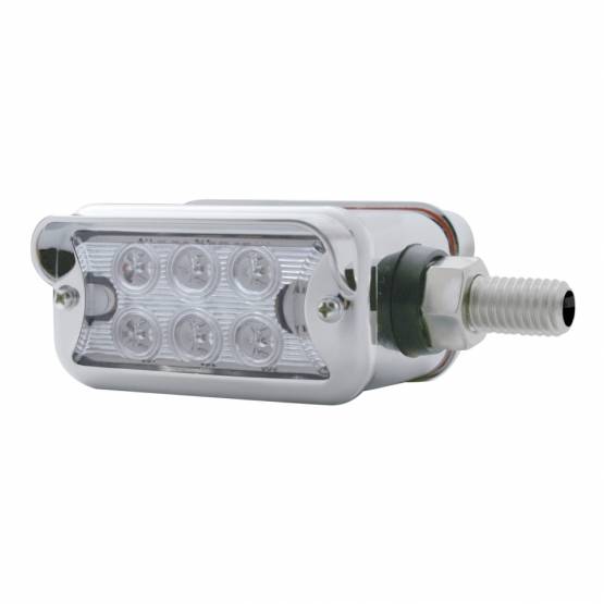 UNITED PACIFIC - UNITED PACIFIC - 37507 - LUZ DE DOBLE CARA DE 12 LED DE DOBLE FUNCIÓN CON VISERA - MONTAJE HORIZONTAL - LED ÁMBAR/LENTE TRANSPARENTE
