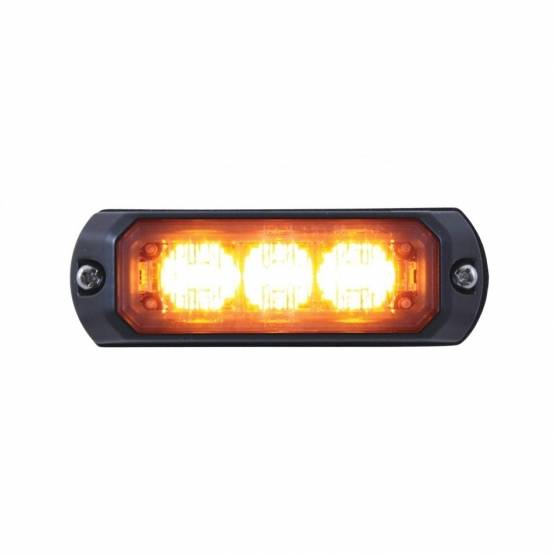 UNITED PACIFIC - UNITED PACIFIC - 37542B - MINI LUZ DE ADVERTENCIA DE 3 LED - LED ÁMBAR (A GRANEL)