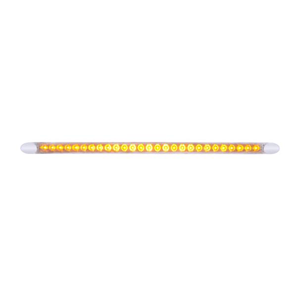 UNITED PACIFIC - UNITED PACIFIC - 37599B - 27 LED DE ALTA POTENCIA 21 3/4" BARRA DE LUCES AUXILIARES/UTILITARIAS - LED ÁMBAR/LENTE TRANSPARENTE (A GRANEL)