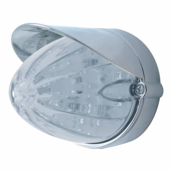 UNITED PACIFIC - UNITED PACIFIC - 37712 - KIT DE MONTAJE EMPOTRADO GRAKON 1000 DE SANDÍA DE 19 LED CON VISERA - LED ÁMBAR/LENTE TRANSPARENTE