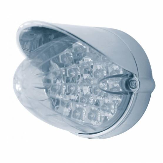 UNITED PACIFIC - UNITED PACIFIC - 37716 - REFLECTOR DE 19 LED GRAKON 1000 KIT DE MONTAJE EMPOTRADO CON VISERA - LED ÁMBAR/LENTE TRANSPARENTE