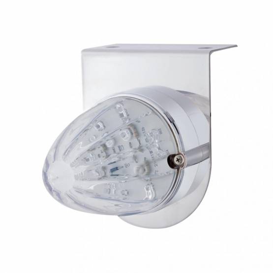 UNITED PACIFIC - UNITED PACIFIC - 37882 - SOPORTE DE LUZ INOXIDABLE CON LUZ DE SANDÍA DE 19 LED - LED ÁMBAR/LENTE TRANSPARENTE