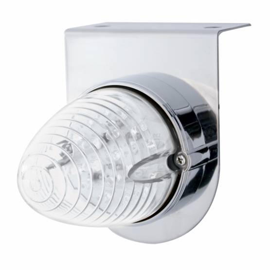 UNITED PACIFIC - UNITED PACIFIC - 37884 - SOPORTE DE LUZ INOXIDABLE CON LUZ DE COLMENA DE 19 LED - LED ÁMBAR/LENTE TRANSPARENTE