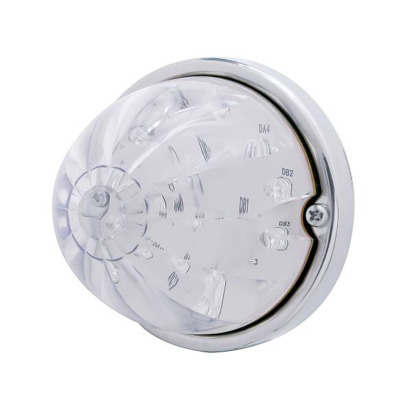UNITED PACIFIC - UNITED PACIFIC - 37902 - KIT DE MONTAJE EMPOTRADO DE SANDÍA DE DOBLE FUNCIÓN DE 17 LED - LED ÁMBAR/LENTE TRANSPARENTE