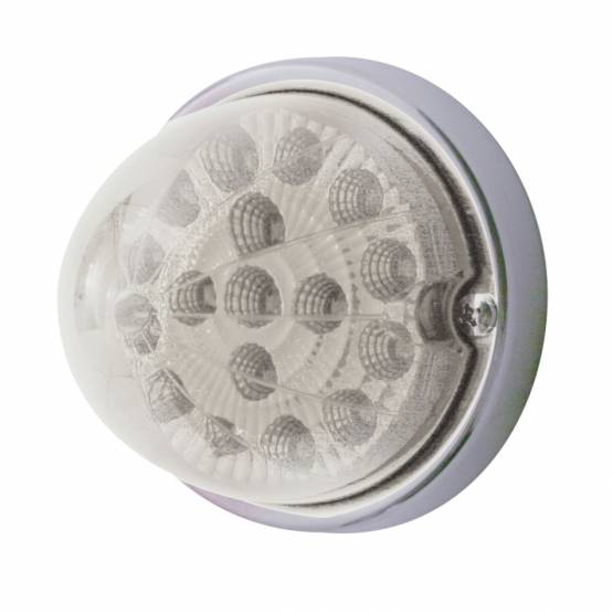 UNITED PACIFIC - UNITED PACIFIC - 37919 - KIT DE MONTAJE EMPOTRADO CON REFLECTOR TRANSPARENTE SANDÍA DE 17 LED - LED ROJO/LENTE TRANSPARENTE