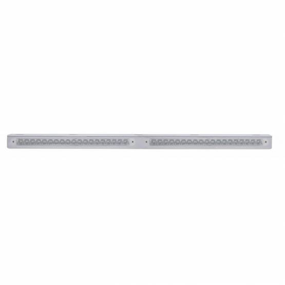 UNITED PACIFIC - UNITED PACIFIC - 37935 - SOPORTE DE LUZ DE ACERO INOXIDABLE DE 25-5/16" CON 2 BARRAS DE LUCES DE 19 LED DE 12" - LED ROJO/LENTE TRANSPARENTE