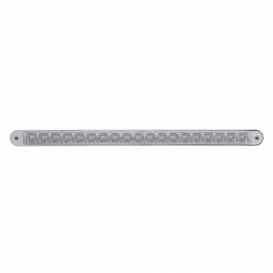 UNITED PACIFIC - UNITED PACIFIC - 37943 - BARRA DE LUCES REFLECTORAS DE 19 LED DE 12" CON BISEL (PARADA, GIRO Y COLA) - LED ROJO/LENTE TRANSPARENTE