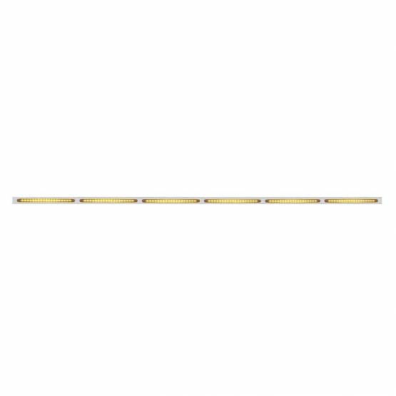 UNITED PACIFIC - UNITED PACIFIC - 37950 - SOPORTE DE LUZ DE PARACHOQUES DE ACERO INOXIDABLE DE 79-1/2" CON 6 BARRAS DE LUCES DE 19 LED DE 12" - LED ÁMBAR/LEENTE ÁMBAR