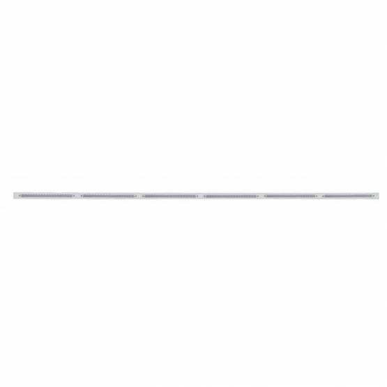 UNITED PACIFIC - UNITED PACIFIC - 37953 - SOPORTE DE LUZ PARA PARACHOQUES DE ACERO INOXIDABLE DE 79-1/2" CON 6 BARRAS DE LUCES DE 19 LED DE 12" - LED ROJO/LEENTE TRANSPARENTE