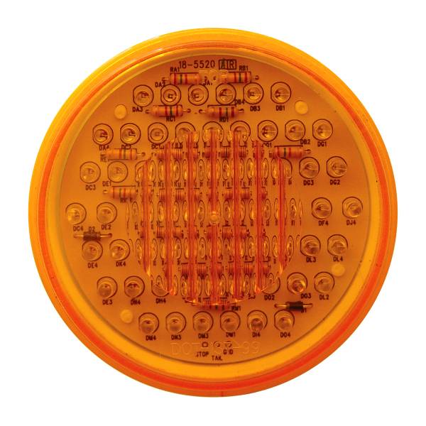 UNITED PACIFIC - UNITED PACIFIC - 38115B - LUZ REDONDA DE 60 LED P/T/C - ÁMBAR (A GRANEL)