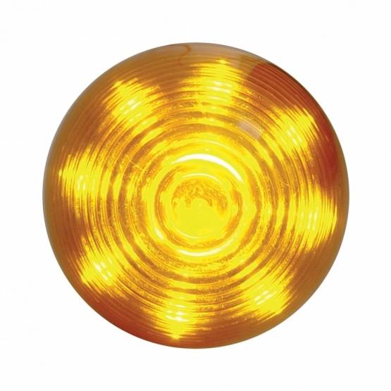 UNITED PACIFIC - UNITED PACIFIC - 38168B - LUZ DE COLMENA REDONDA DE 9 LED DE 2" (LIQUIDACIÓN/MARCADOR) - LED ÁMBAR/LENTE ÁMBAR (A GRANEL)