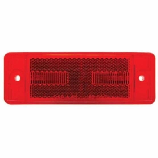 UNITED PACIFIC - UNITED PACIFIC - 38259B - LUZ RECTANGULAR DE 8 LED (LIQUIDACIÓN/MARCADOR) CON LENTE REFLEX - LED ROJO/LENTE ROJA (A GRANEL)
