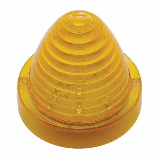 UNITED PACIFIC - UNITED PACIFIC - 38278 - LUZ DE CABINA ESTILO BEEHIVE TRUCK-LITE DE 13 LED - LED ÁMBAR/LENTE ÁMBAR